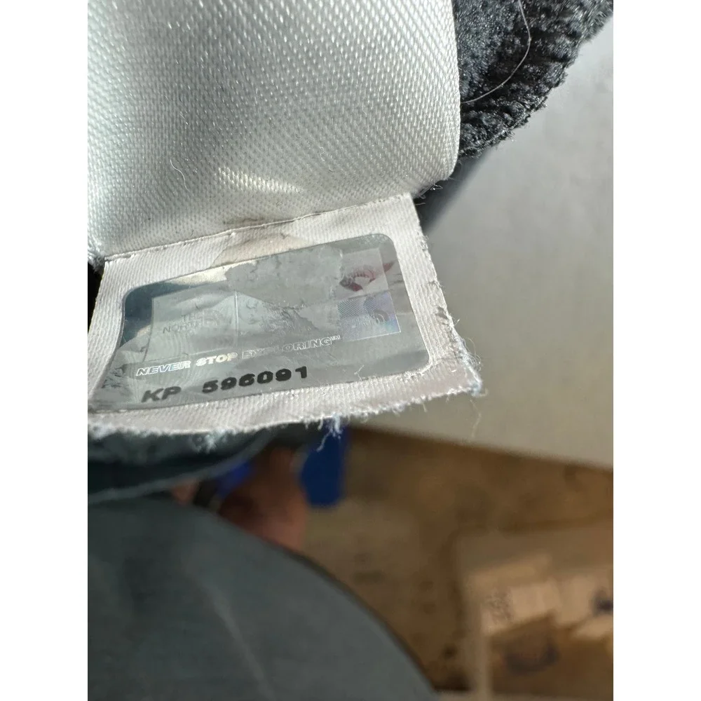 The North Face Men's Small Gray Green Pullover Performance Hoodie Sweatshirt